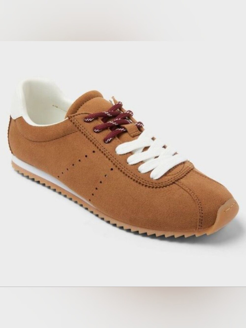 Universal Thread Women's JoJo Sneakers with Memory Foam Insole Brown Round Toe 6
